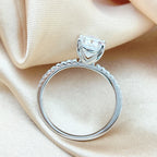 Maison Oval Cut Promise Band Ring