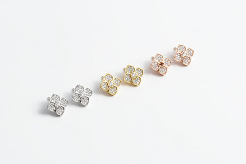 Classic Brilliance Moissanite Lab Diamond Studs