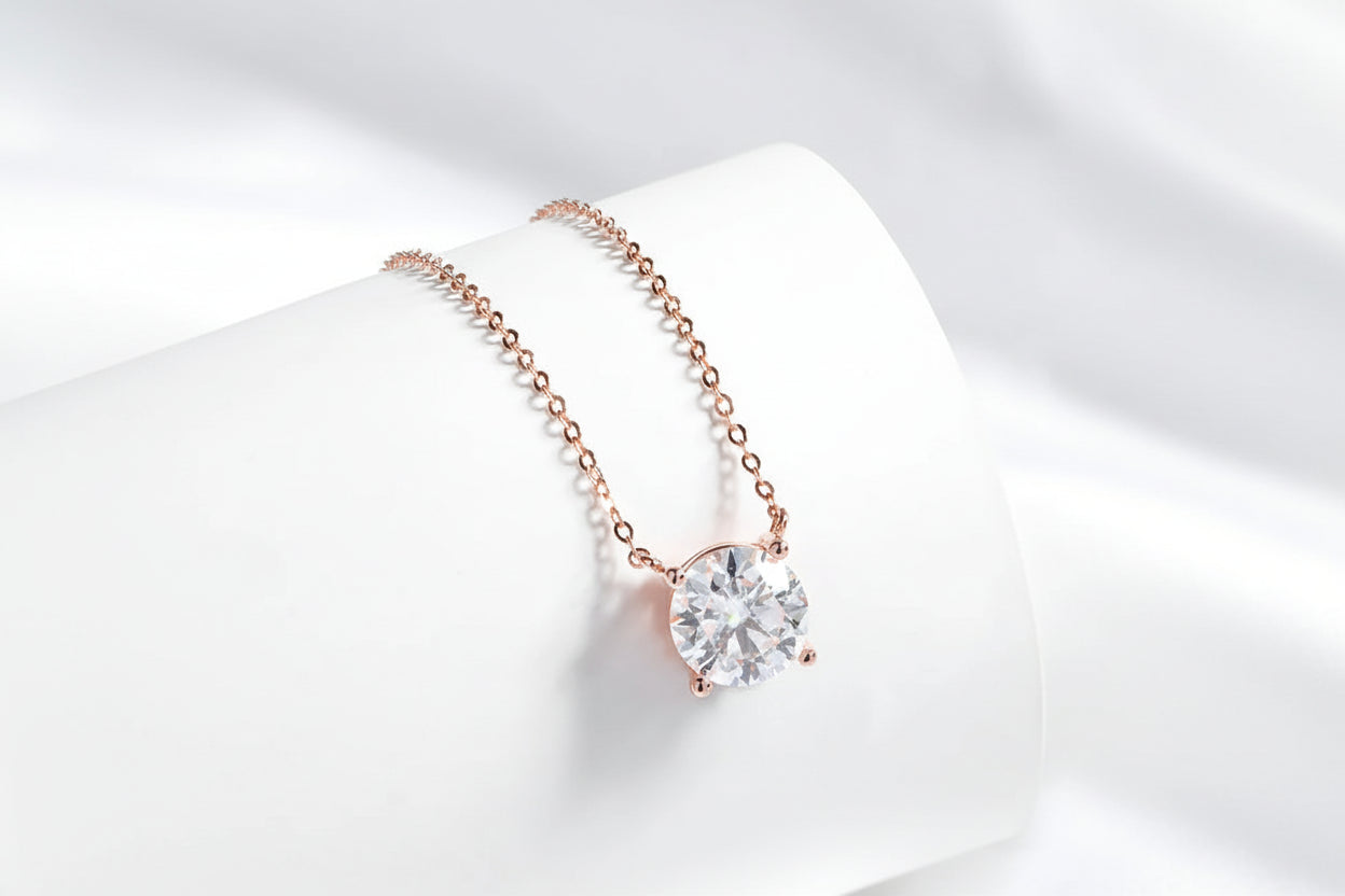 Moissanite Lab Diamond Pendant
